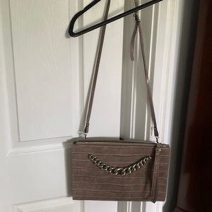 9x12 w 20” strap all leather purse Claudia Fierenza